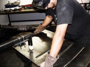 Custom floor pan